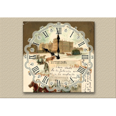Часы-сувенир с видами Санкт-Петербурга В-4